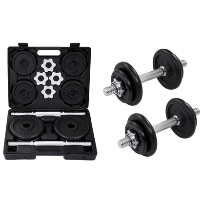 Set di Manubri 15 pz 20 kg in Ghisa