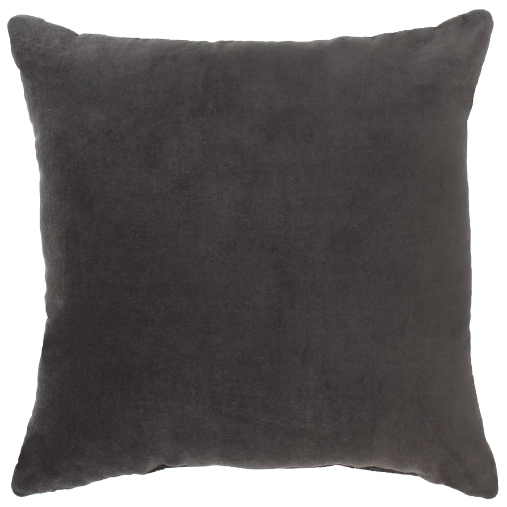 Cuscini in Velluto di Cotone 2 pz 45x45 cm Antracite