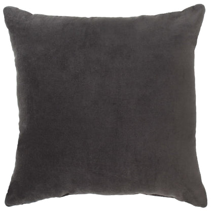 Cuscini in Velluto di Cotone 2 pz 45x45 cm Antracite