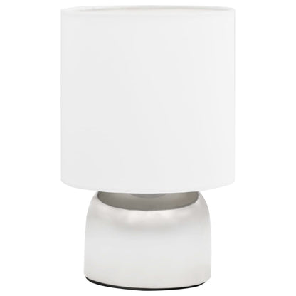 Lampade da Tavolo 2 pz Pulsanti Touch Bianche E14