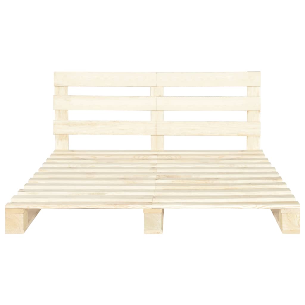 Giroletto in Pallet di Legno Massello di Pino 200x200 cm