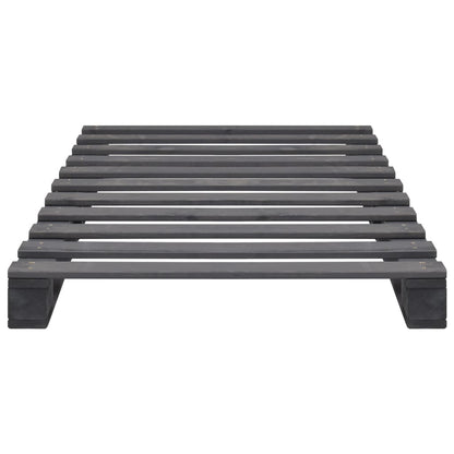 Giroletto in Pallet Grigio Legno Massello di Pino 90x200 cm