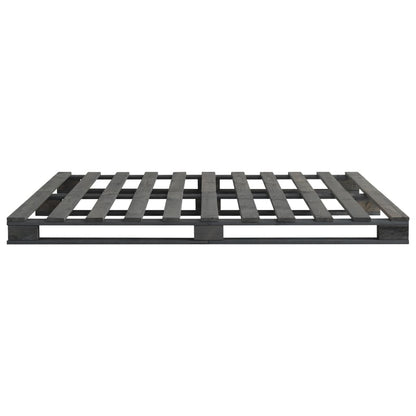 Giroletto in Pallet Grigio Legno Massello di Pino 140x200 cm