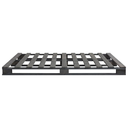 Giroletto in Pallet Grigio Legno Massello di Pino 160x200 cm