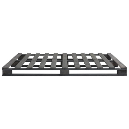 Giroletto in Pallet Grigio Legno Massello di Pino 200x200 cm