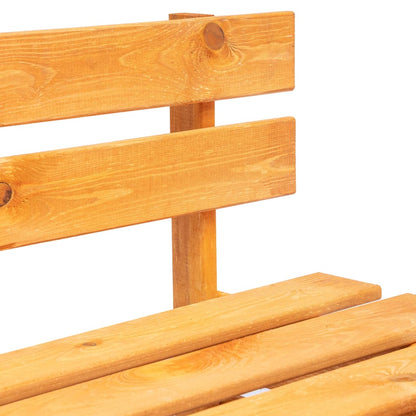 Panca da Giardino in Pallet in Legno Marrone ambra