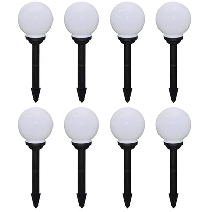 Lampade da Sentiero 8 pz LED 15 cm con Picchetto