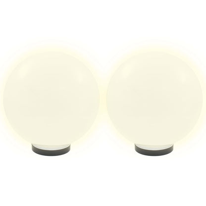 Set Lampade a LED Sferiche 4 pz 30 cm in PMMA