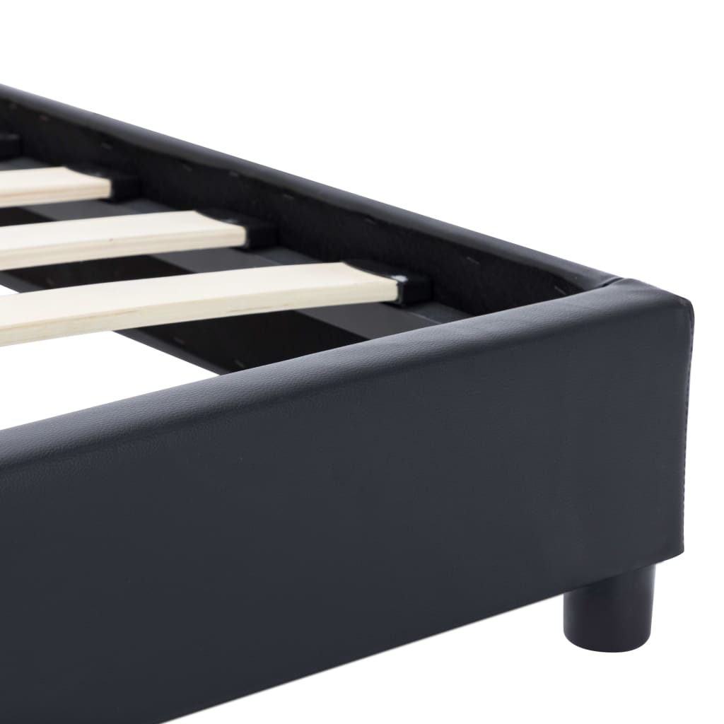 Giroletto Nero in Similpelle 100x200 cm