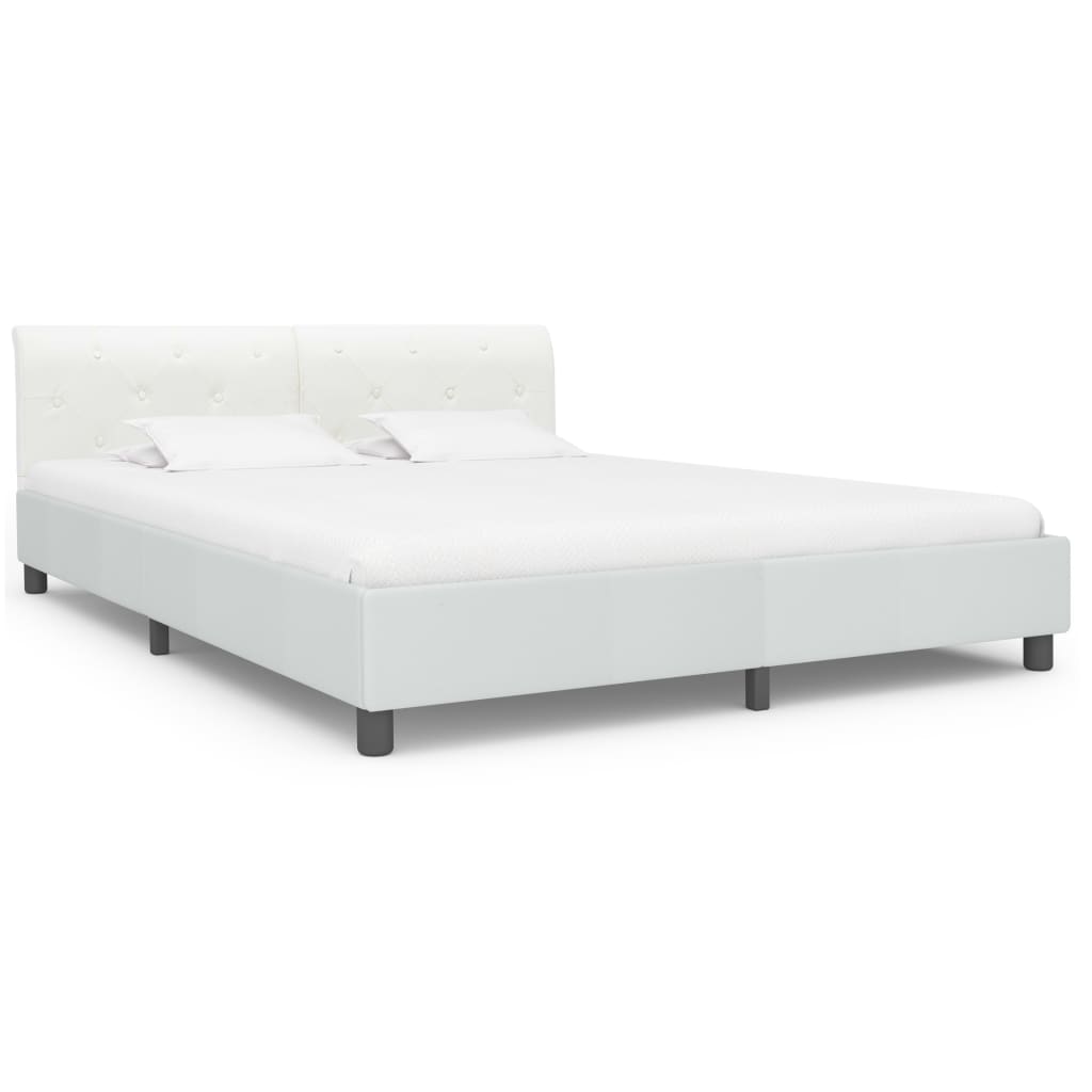 Giroletto Bianco in Similpelle 160x200 cm