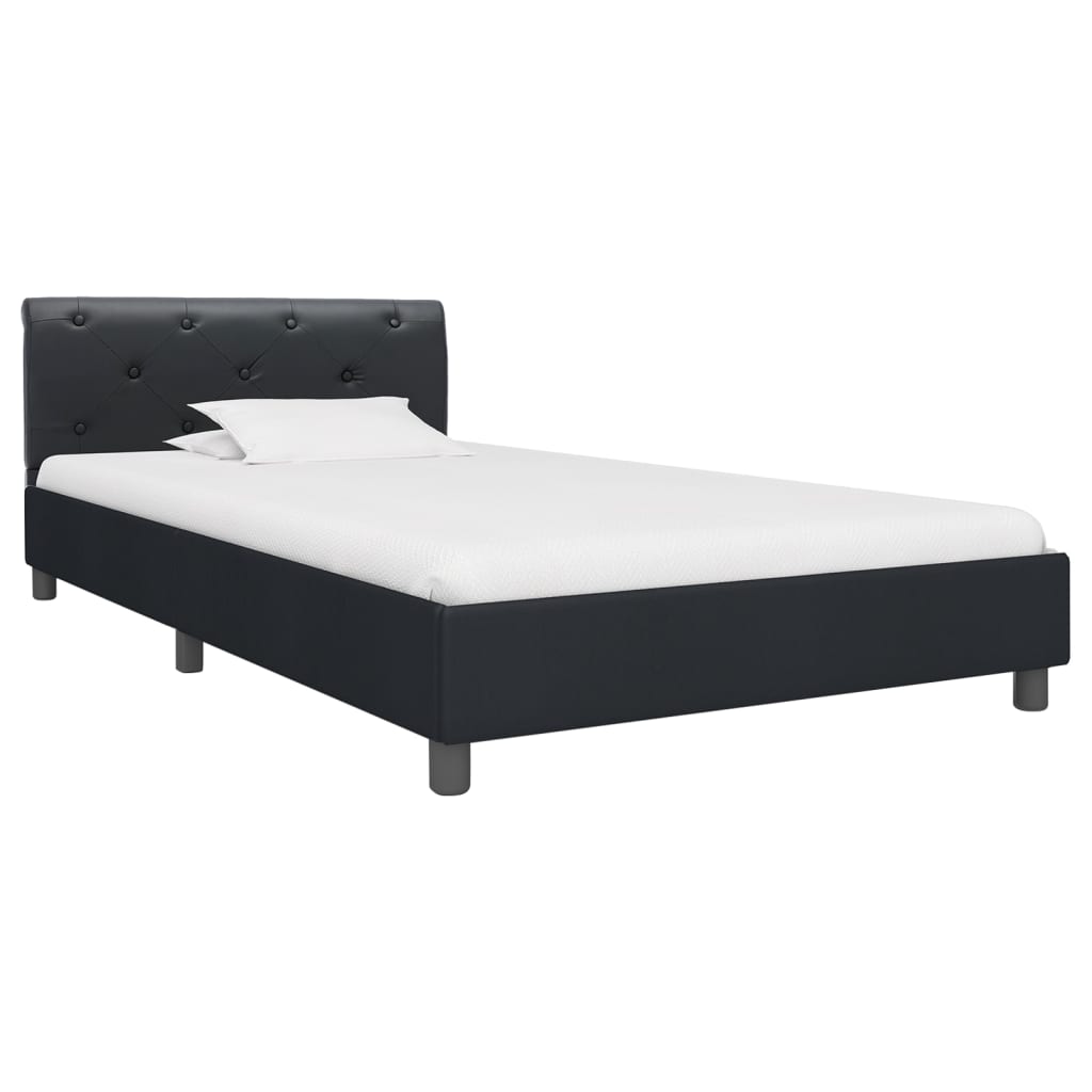 Giroletto Nero in Similpelle 90x200 cm