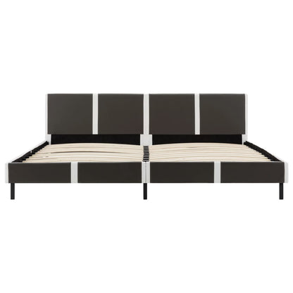 Letto con Materasso Memory Foam in Similpelle 180x200 cm