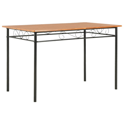 Tavolo da Pranzo Marrone 120x70x75 cm in MDF