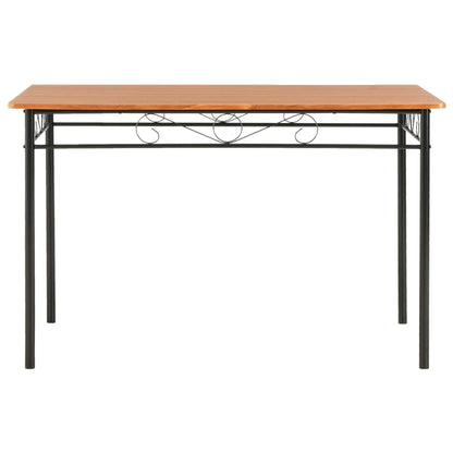 Tavolo da Pranzo Marrone 120x70x75 cm in MDF