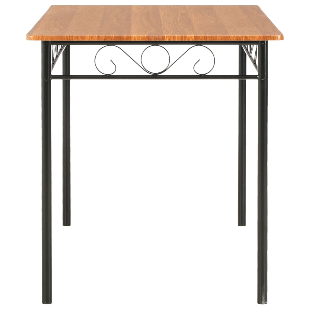 Tavolo da Pranzo Marrone 120x70x75 cm in MDF