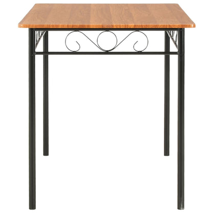 Tavolo da Pranzo Marrone 120x70x75 cm in MDF