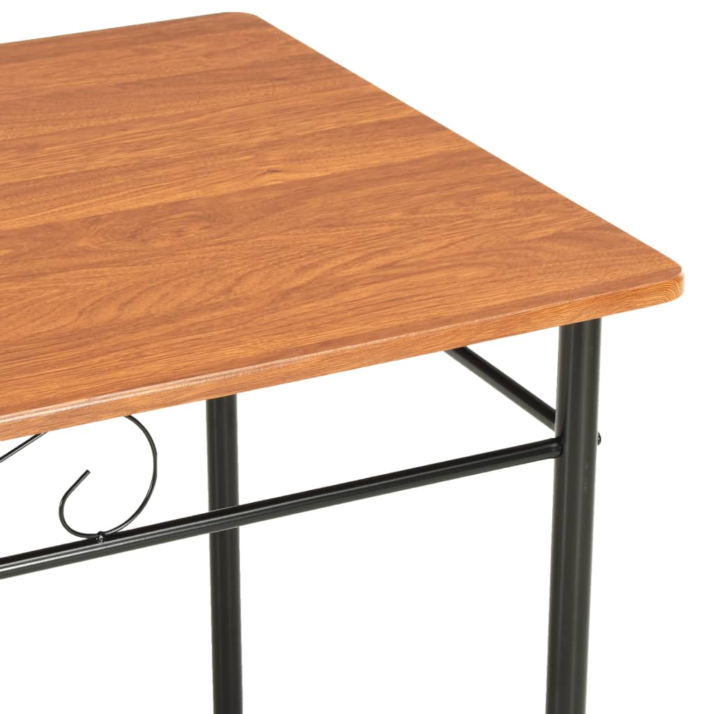 Tavolo da Pranzo Marrone 120x70x75 cm in MDF