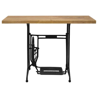 Tavolo Consolle Stile Macchina da Cucire 110x40x75 cm