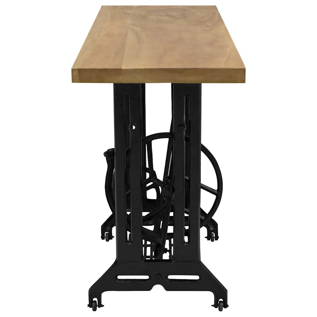Tavolo Consolle Stile Macchina da Cucire 110x40x75 cm