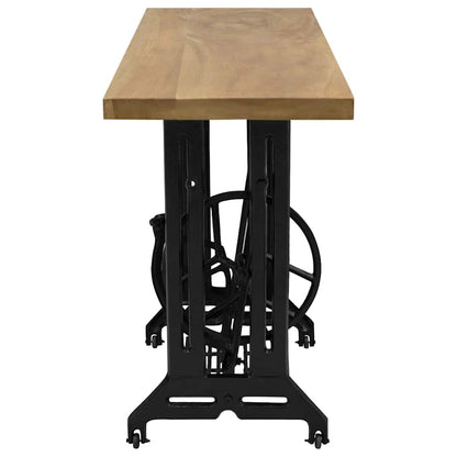 Tavolo Consolle Stile Macchina da Cucire 110x40x75 cm