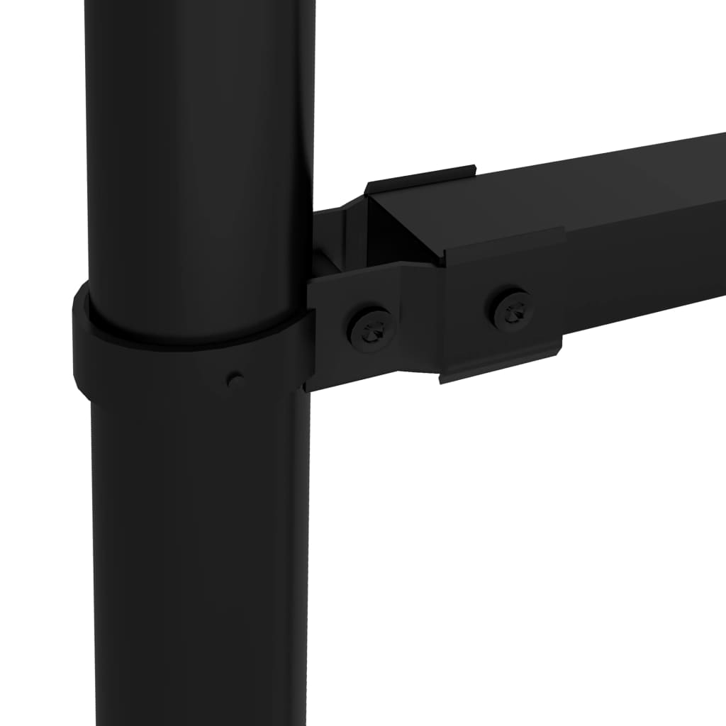 Recinzione Giardino Punta Lancia (1-1,25)x11,9m Acciaio Nera