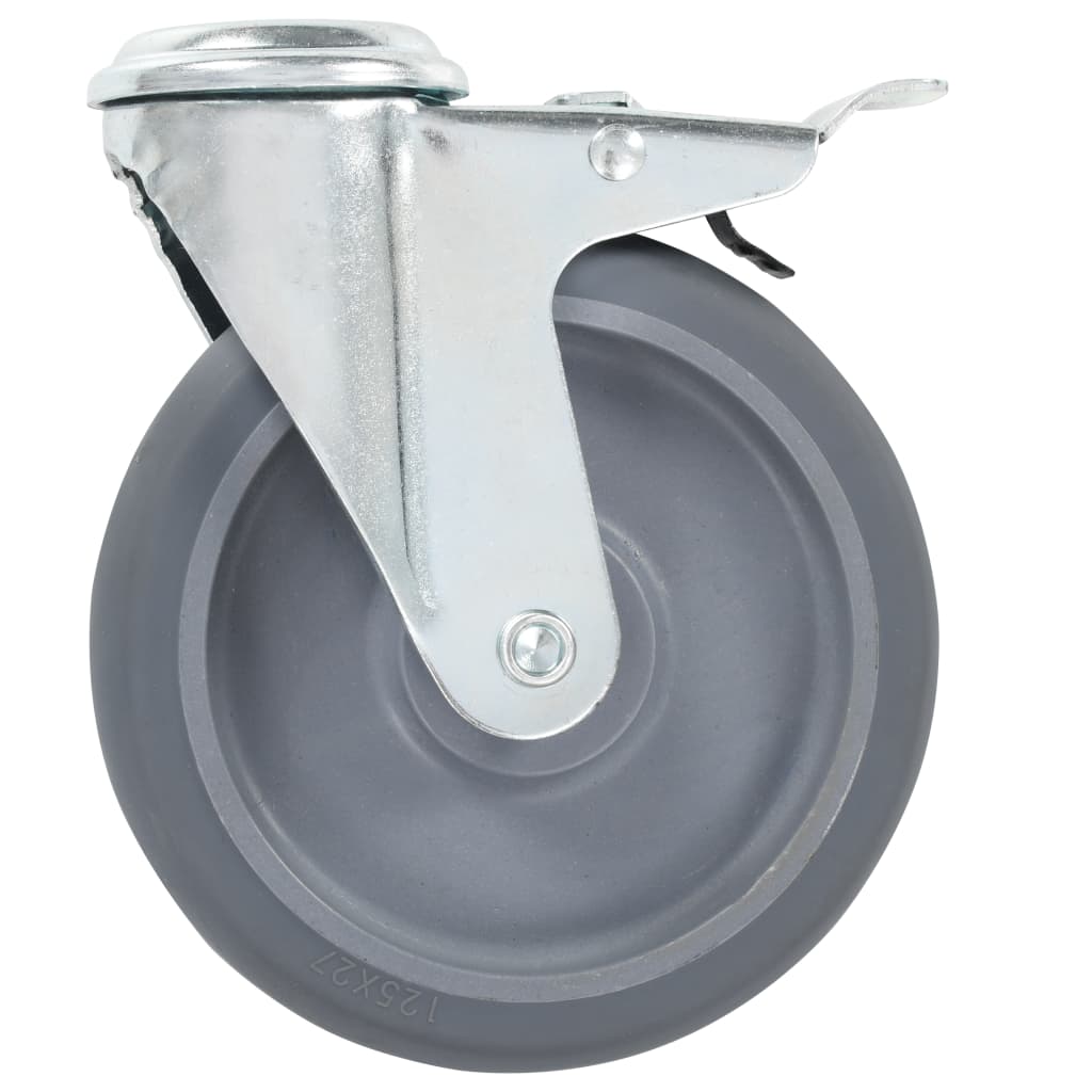 Ruote Girevoli con Foro per Bullone 24 pz 125 mm
