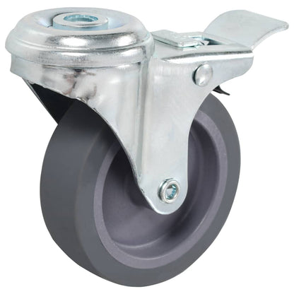 Ruote Girevoli con Foro per Bullone 16 pz 75 mm