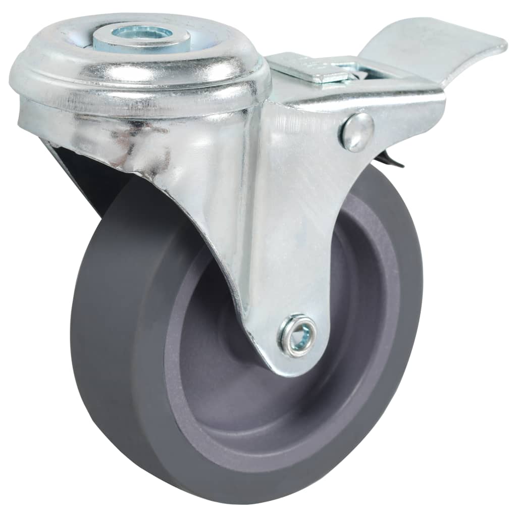 Ruote Girevoli con Foro per Bullone 24 pz 75 mm