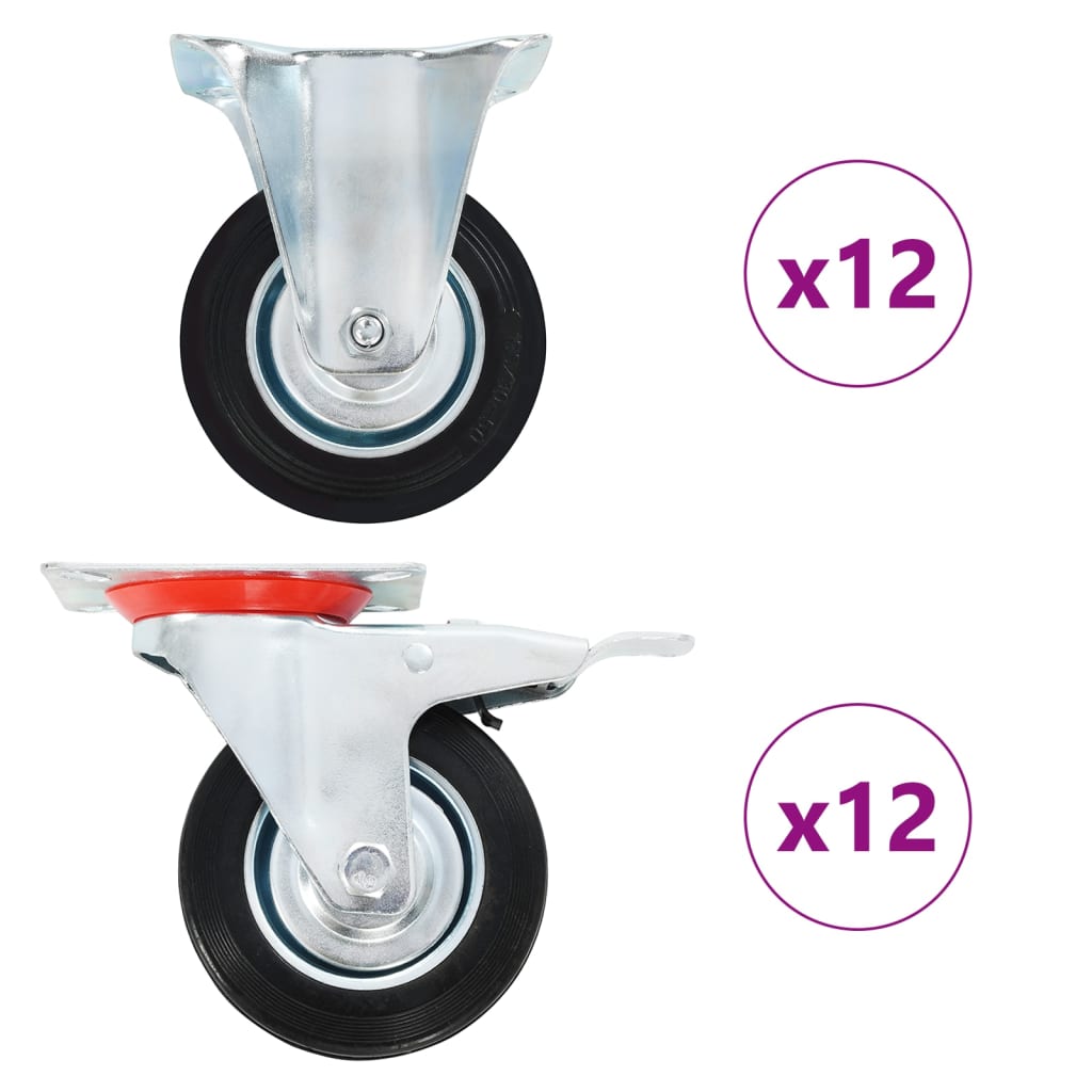 Rotelle 24 pz 100 mm