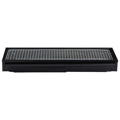 Griglia Barbecue da Campeggio Portatile in Acciaio 60x22,5x33cm