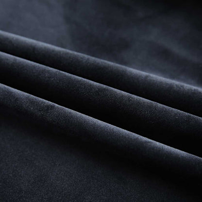 Tenda Oscurante con Ganci Nera in Velluto 290x245 cm