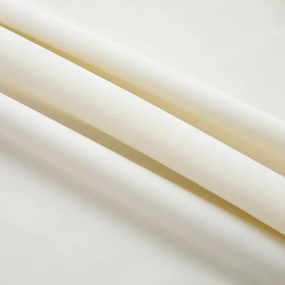 Tende Oscuranti con Ganci 2 pz Crema in Velluto 140x175 cm
