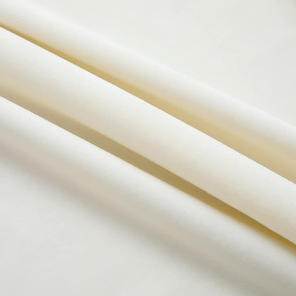 Tende Oscuranti con Ganci 2 pz Crema in Velluto 140x245 cm