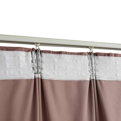 Tenda Oscurante con Ganci Velluto Rosa Antico 290x245 cm