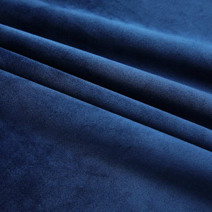 Tende Oscuranti con Ganci 2 pz Blu Scuro in Velluto 140x225 cm