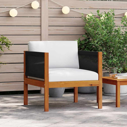 Sedie da Giardino 2 pz in Legno Massello d'Acacia