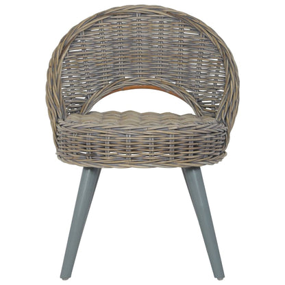 Poltrona in Rattan Kubu Grigio