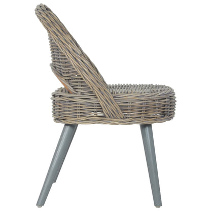 Poltrona in Rattan Kubu Grigio