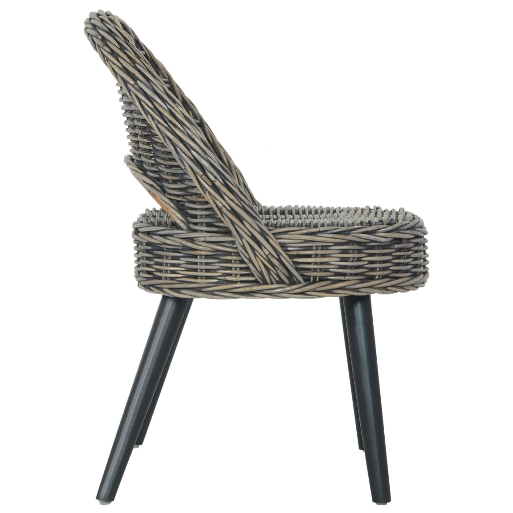 Poltrona in Rattan Kubu Nero