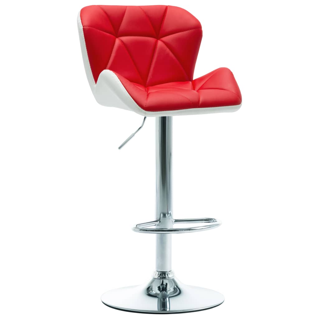 Sgabello da Bar Rosso in Similpelle