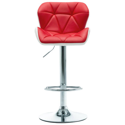 Sgabello da Bar Rosso in Similpelle