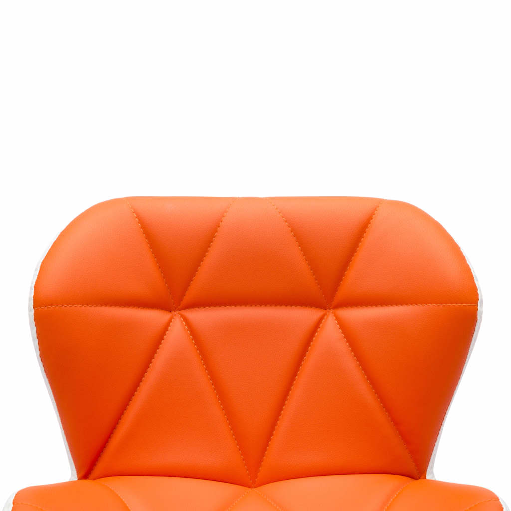 Sgabello da bar Arancione 44 x 48 x 105,5 cm Pelle Sintetica