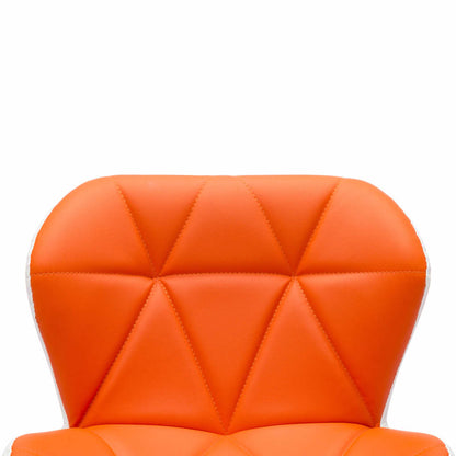Sgabello da bar Arancione 44 x 48 x 105,5 cm Pelle Sintetica