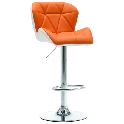 Sgabello da bar Arancione 44 x 48 x 105,5 cm Pelle Sintetica
