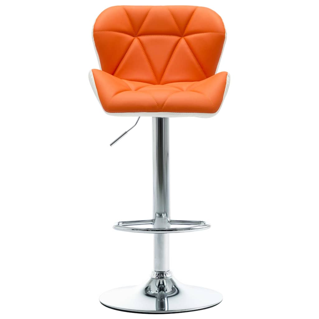 Sgabello da bar Arancione 44 x 48 x 105,5 cm Pelle Sintetica