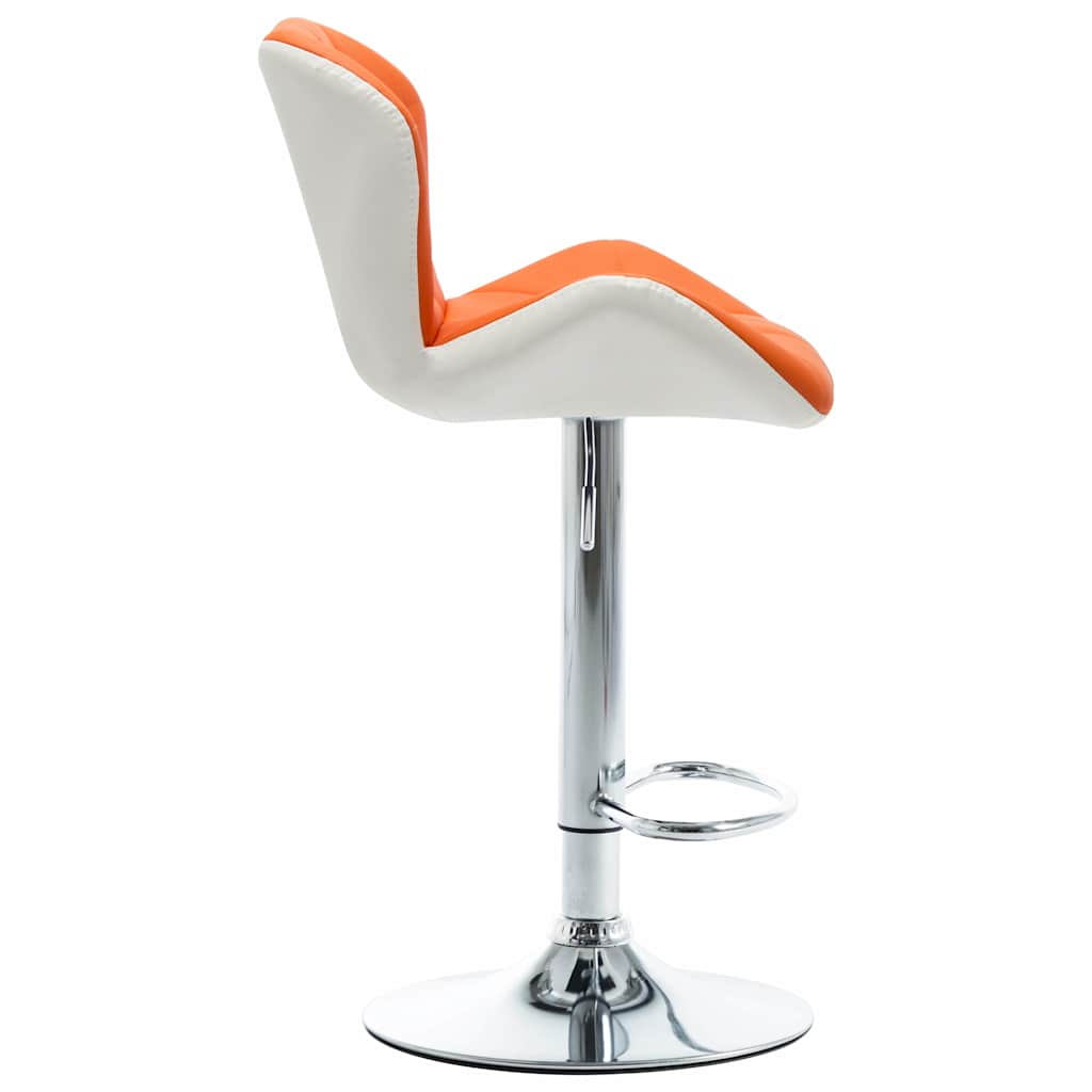 Sgabello da bar Arancione 44 x 48 x 105,5 cm Pelle Sintetica