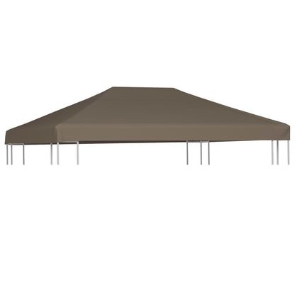 Copertura Superiore per Gazebo 310 g/mÂ² 3x3m Grigio Talpa