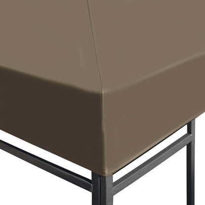Copertura Superiore per Gazebo 310 g/mÂ² 3x3m Grigio Talpa