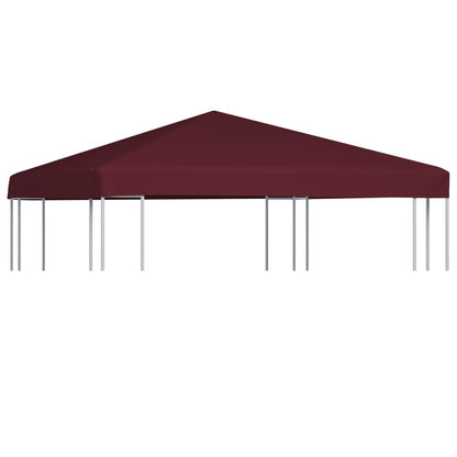Copertura Superiore per Gazebo 310g/mÂ² 3x3m Bordeaux