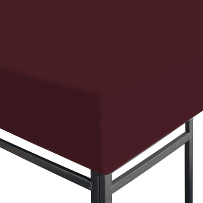Copertura Superiore per Gazebo 310g/mÂ² 3x3m Bordeaux